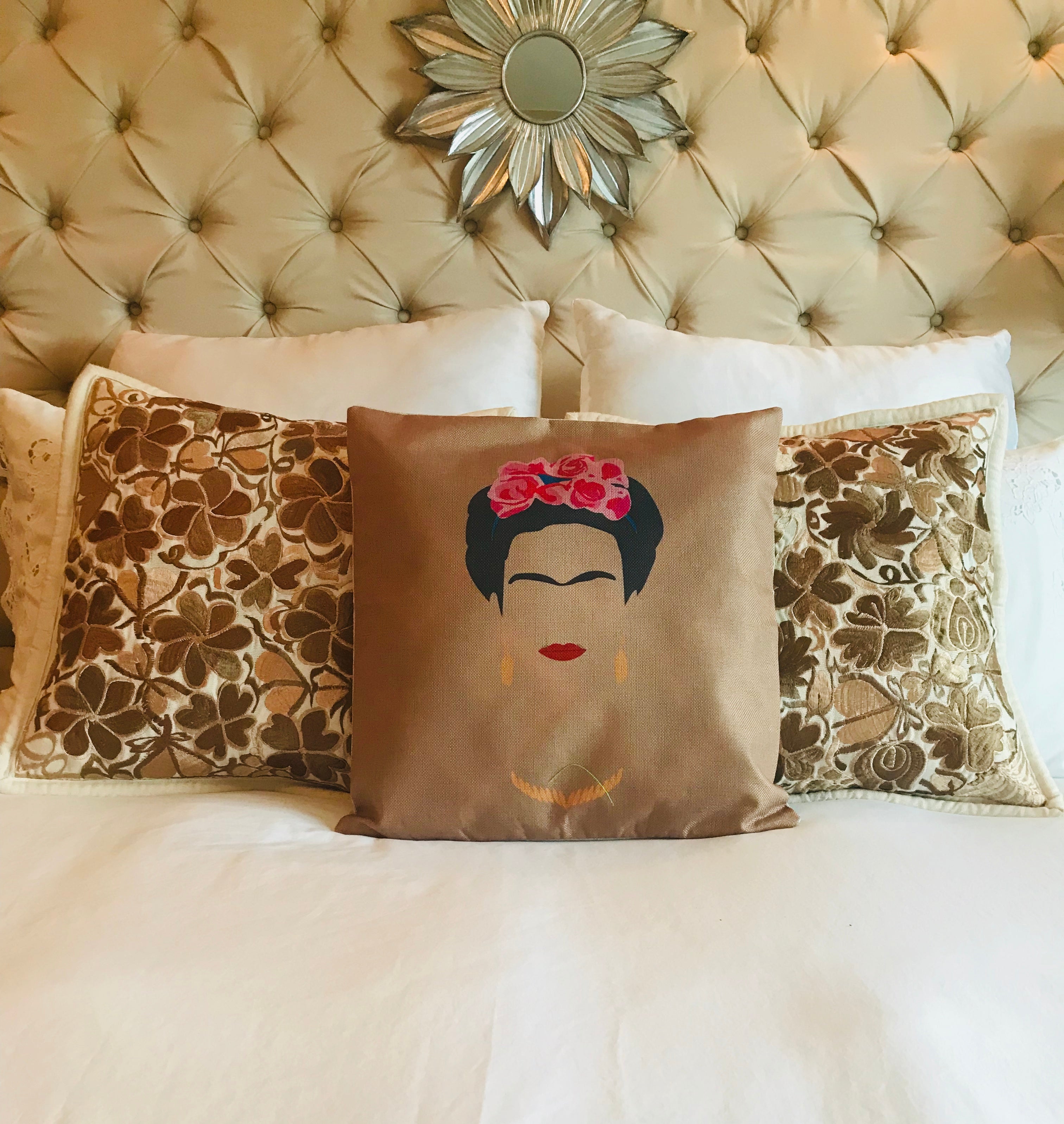 Embroidered Mexican Cushion Covers