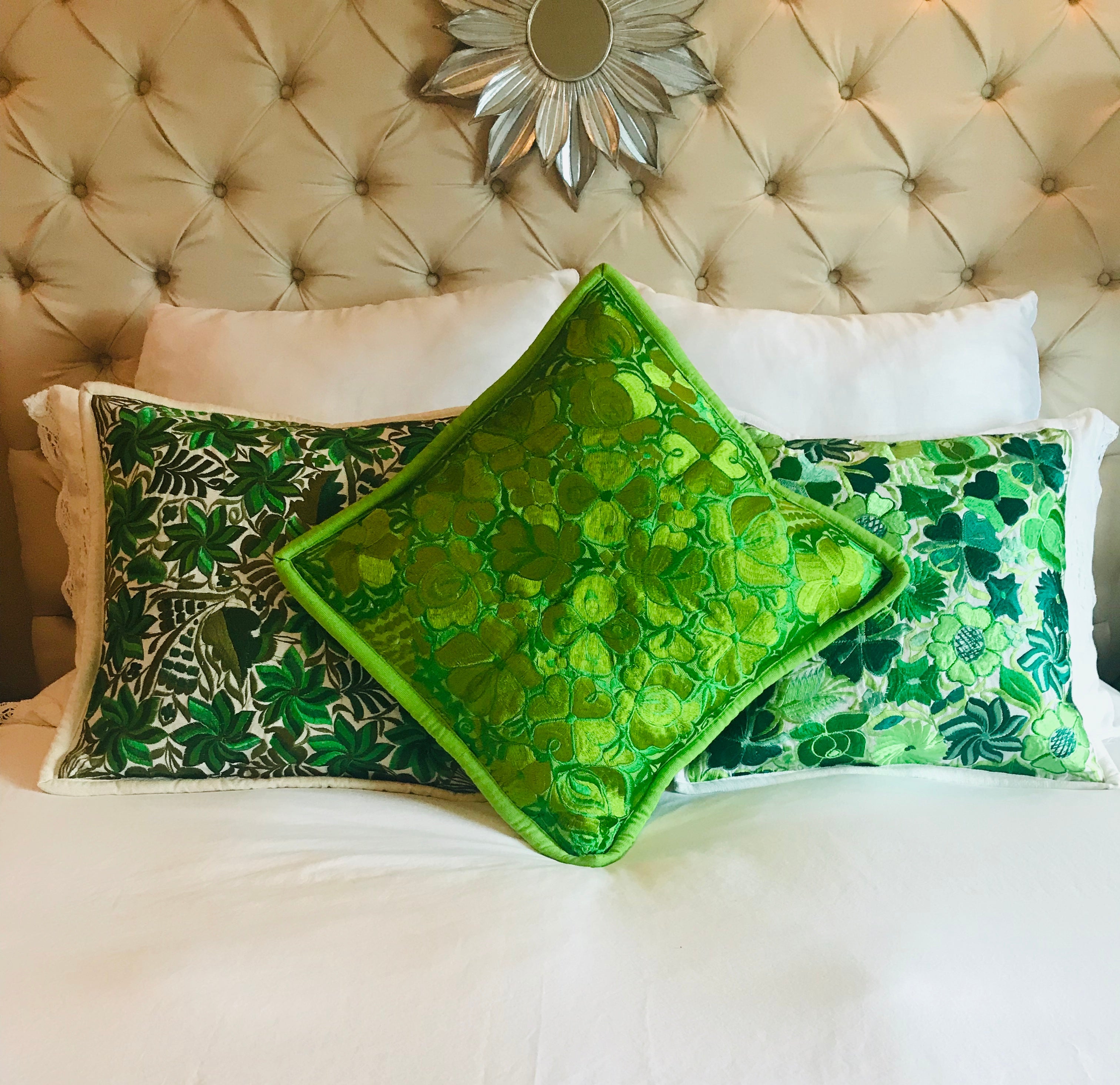 Embroidered Mexican Cushion Covers