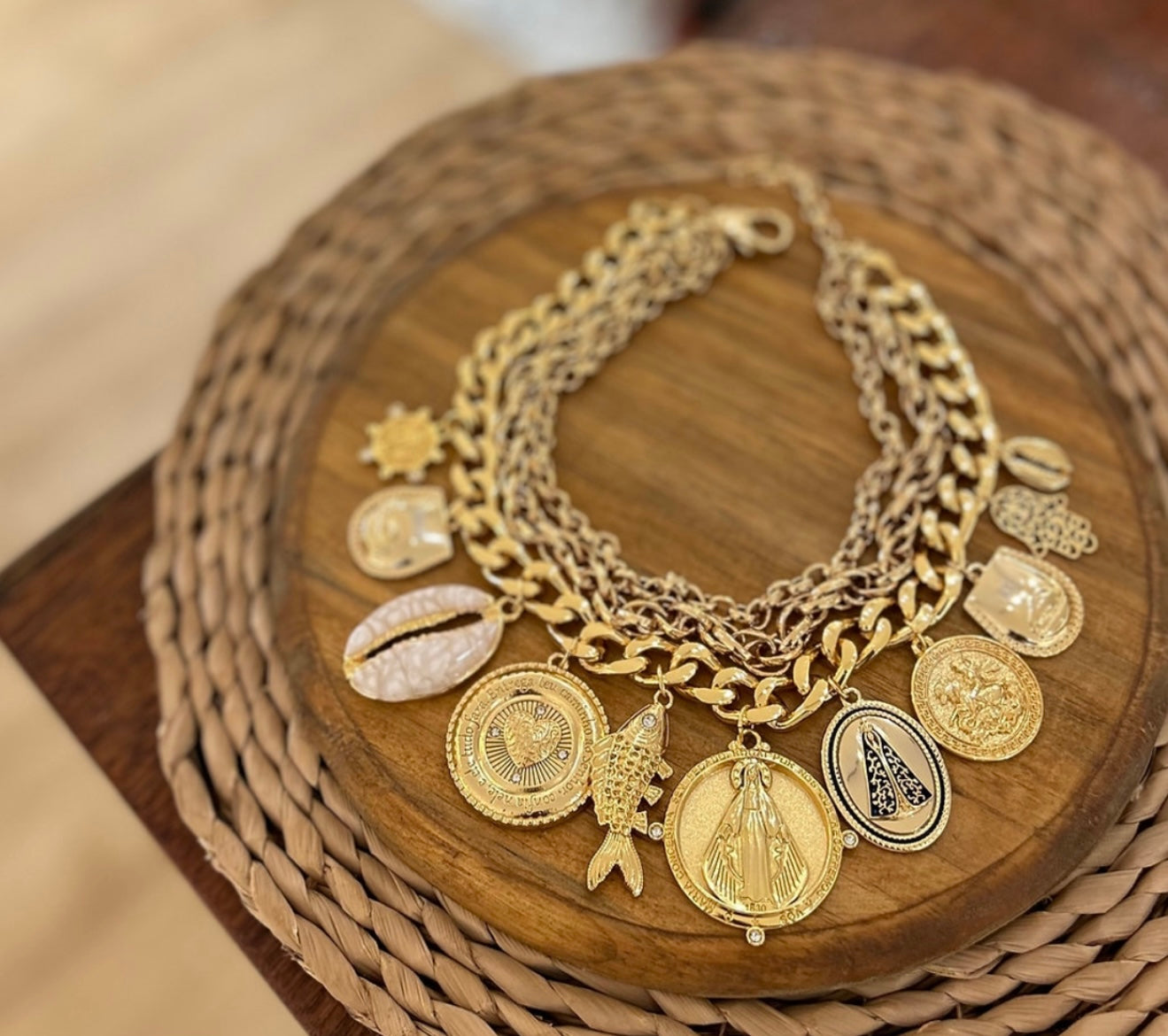 Triple Santuario Necklace