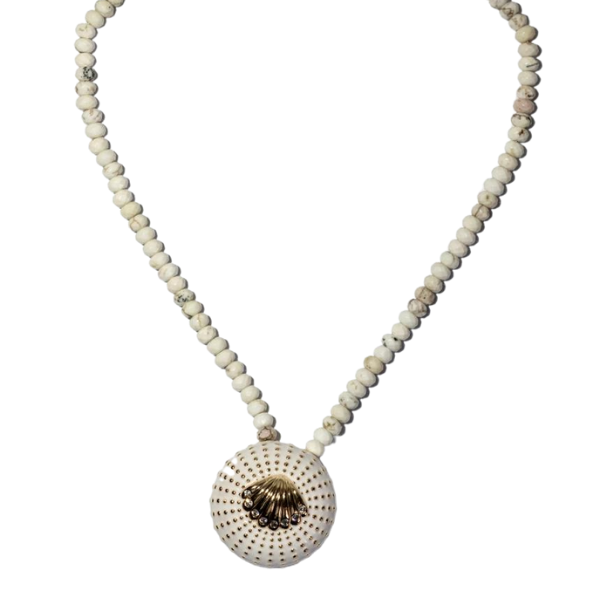 White Sea Urchin - hand & psyque by Ifigenia Loukou