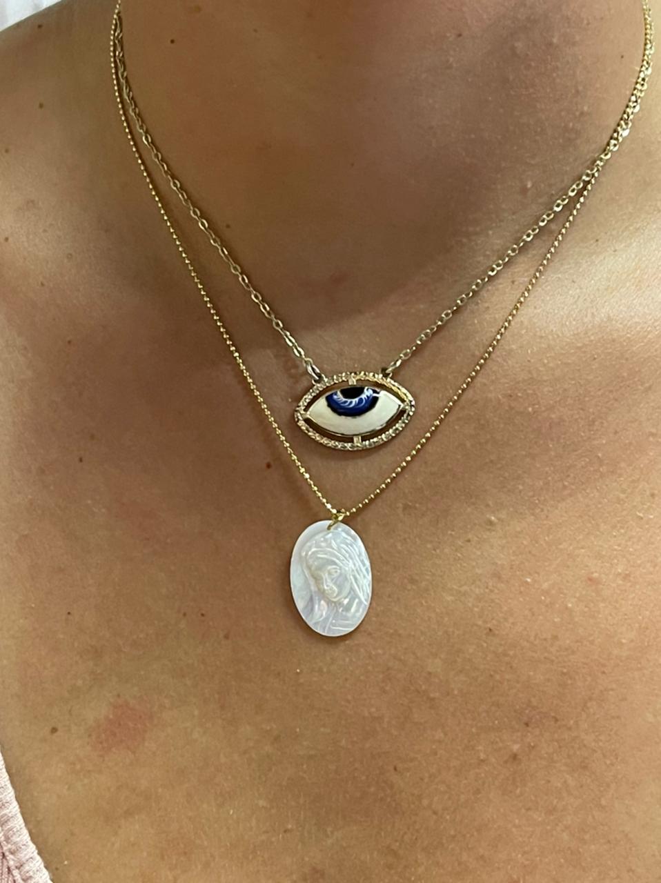 Eye Necklace - hand & psyque by Ifigenia Loukou