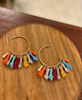 Bright Color Figa Hoops