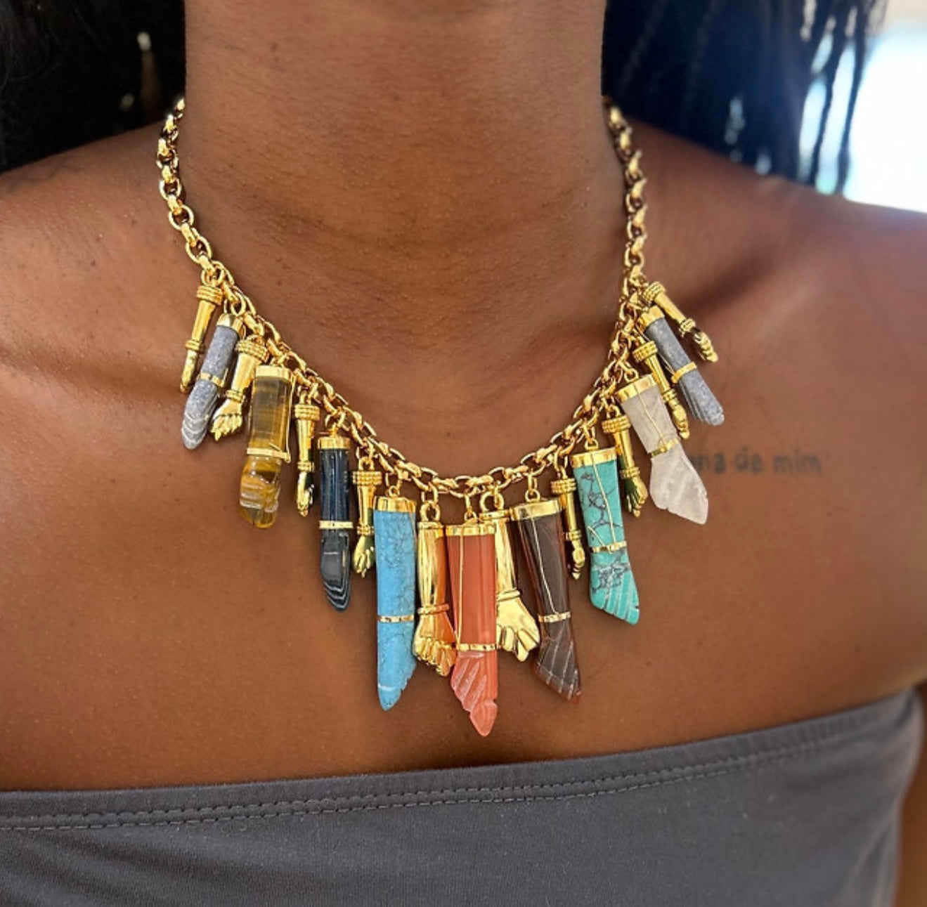 Multiple Figas Necklace