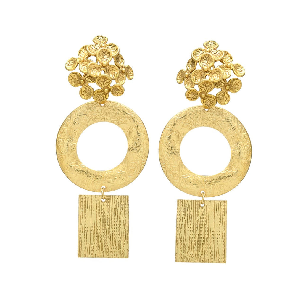 Jaipur Gold Plated Earrings