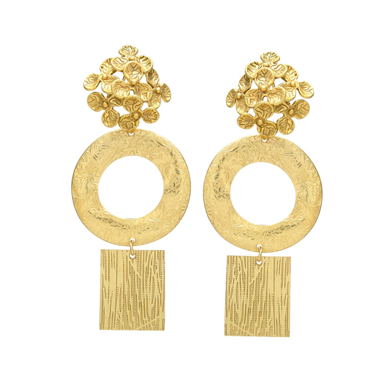 Jaipur Gold Plated Earrings