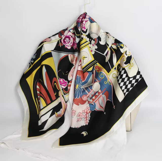 Silky Square Scarves