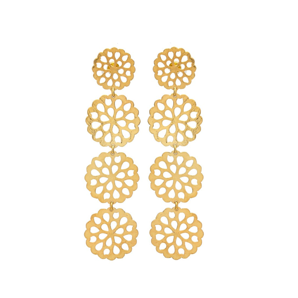 Jaipur Gold Plated Earrings