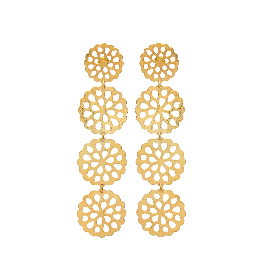 Jaipur Gold Plated Earrings