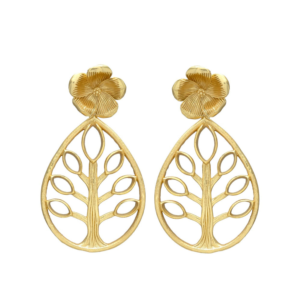 Jaipur Gold Plated Earrings