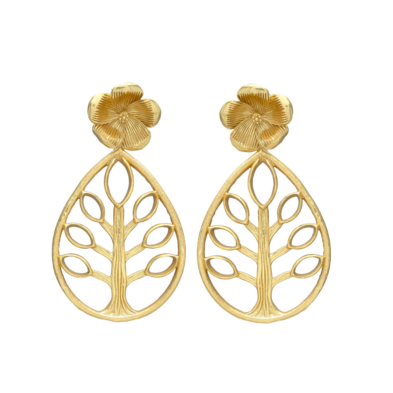 Jaipur Gold Plated Earrings