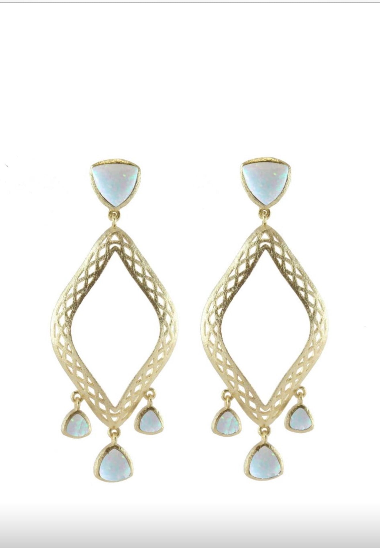 Turquoise & Gold Earrings Collection