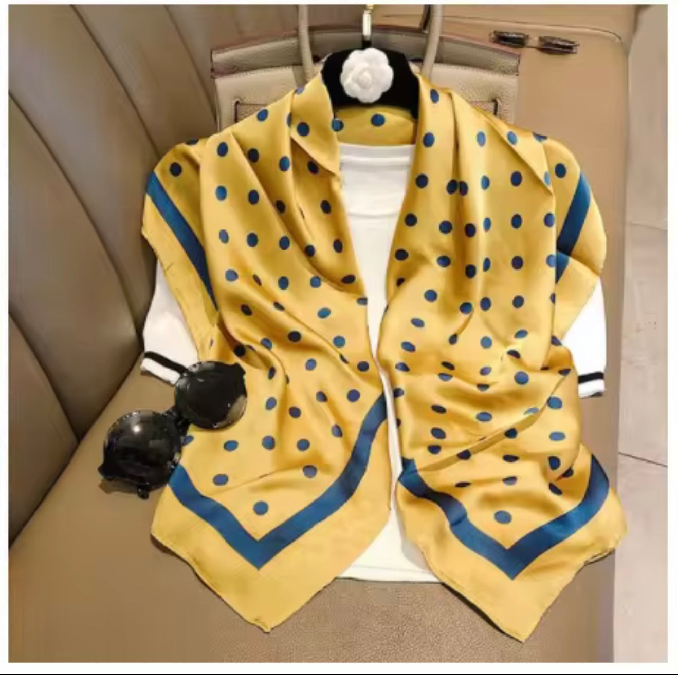 Silky Square Scarves