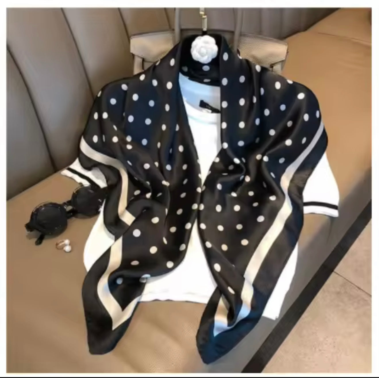 Silky Square Scarves