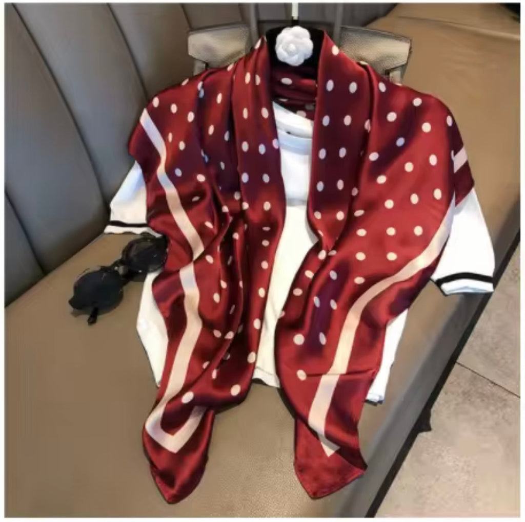 Silky Square Scarves